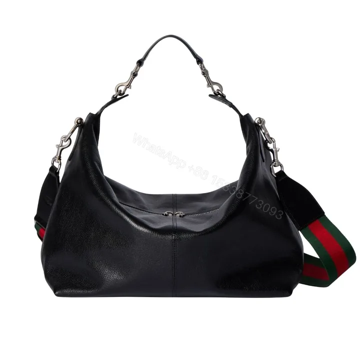 View 1 of Gucci Brera Medium Crossbody Bag Black 33Cm 866938 AAGDQ 1053