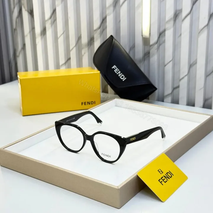 View 1 of Fendi Cateye Black Eyeglasses – One Size