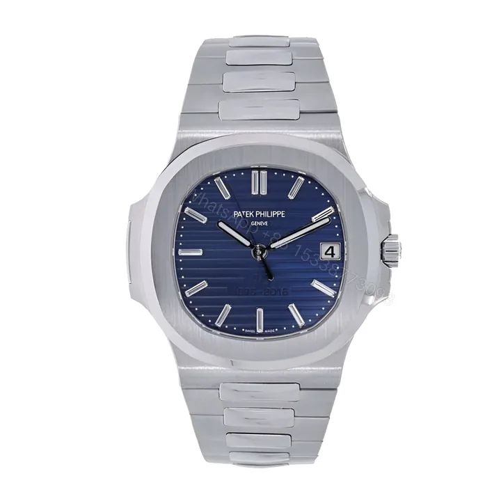 View 1 of Patek Philippe Nautilus Platinum Blue Replica