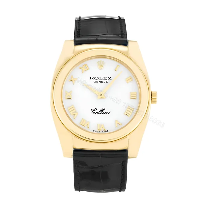 View 1 of Rolex Cellini Geneve Yellow Gold White 5320/8 Replica