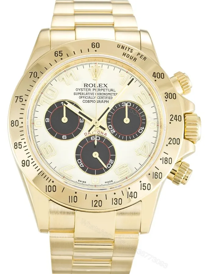 View 1 of Replica Rolex Daytona White Dial 116528