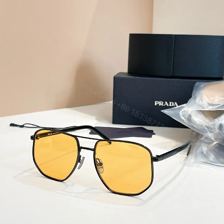 View 1 of Aviator Sunglasses Sunset Amber Lenses, Minimal Metal Frame