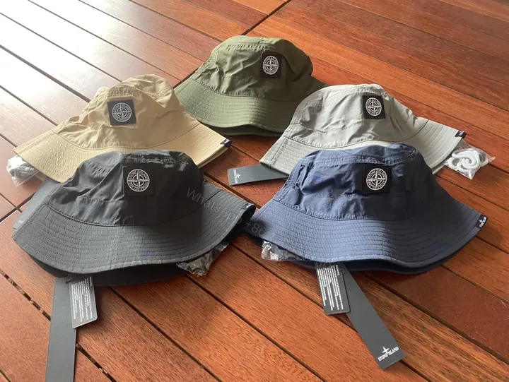 View 1 of Chic Stone Utility Bucket Hat Set: All-Season Style Hat