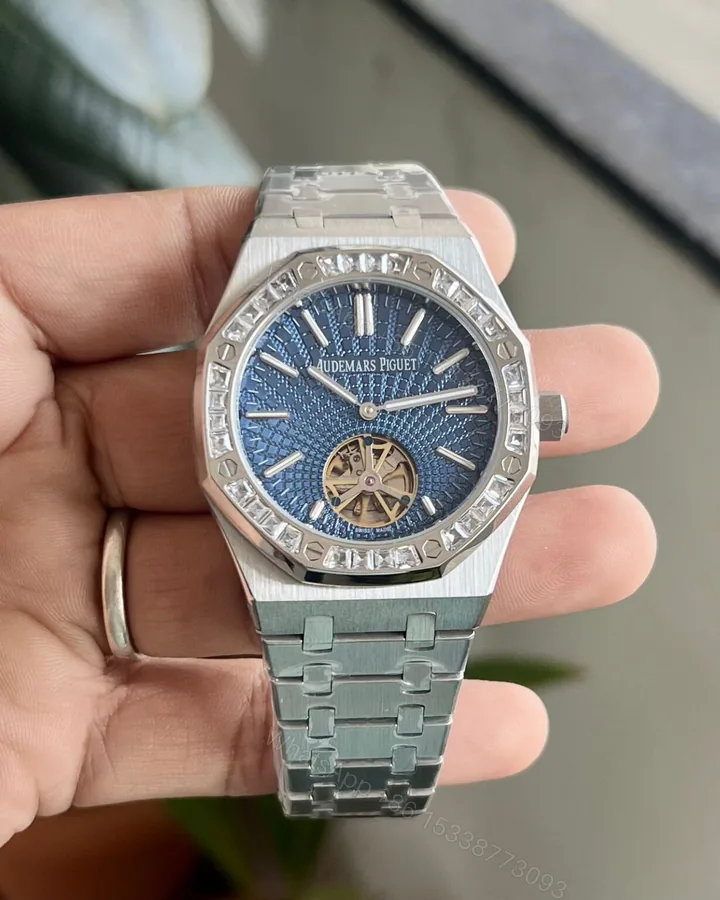 View 1 of Audemars Piguet Blue Dial White Gold Bracelet Automatic 40mm