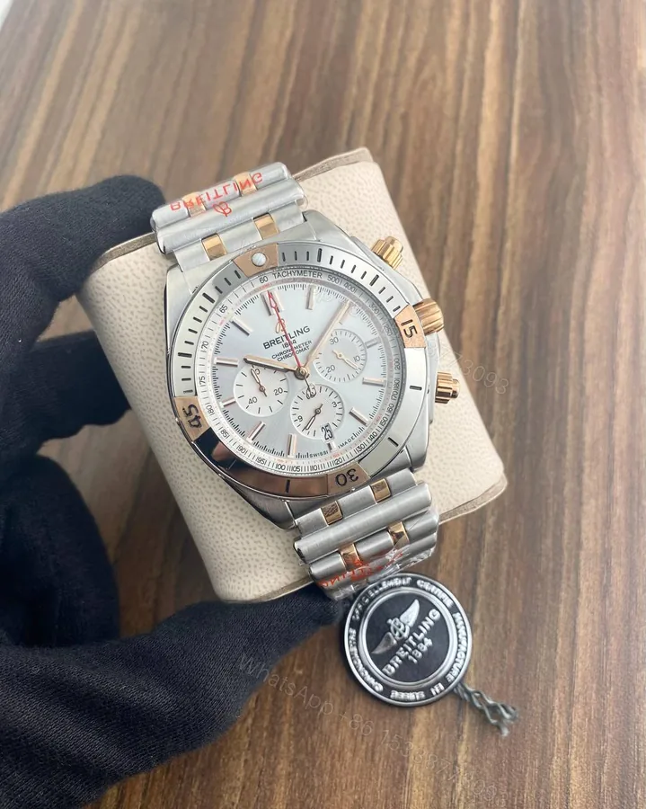 View 1 of Breitling Chronomat White Dial 42mm Quartz