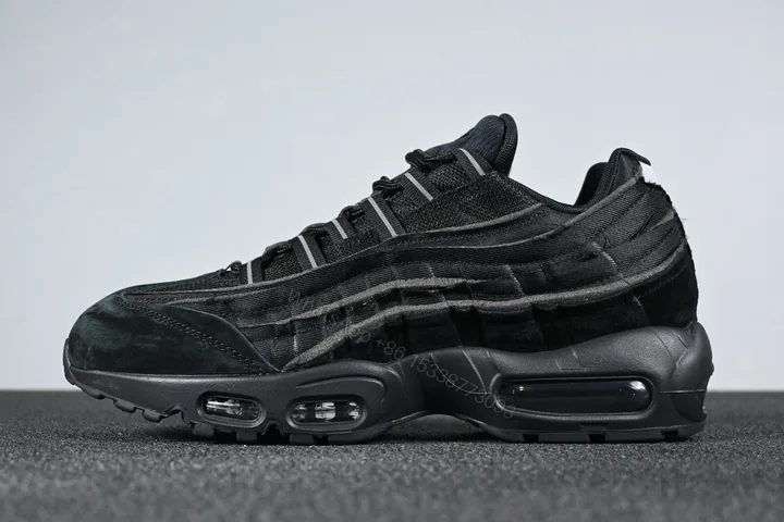 View 1 of Nike Air Max 95 Comme des Garcons Black