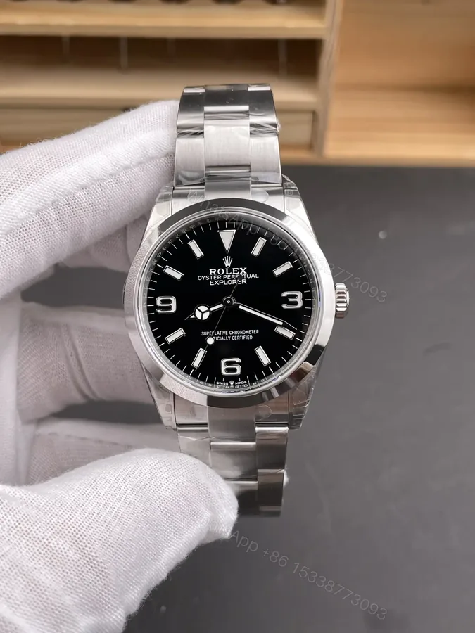 View 1 of Rolex Explorer 39 Stainless steel Black 214270-0001