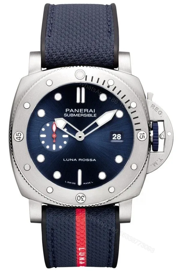 View 1 of Panerai Super Clone Submersible PAM01391 44MM Blue Dial