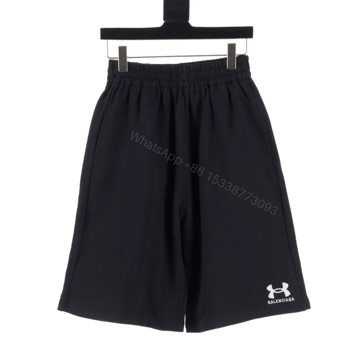 View 1 of 高仿Balenciaga聯名UnderArmour系列SS25款短褲黑色