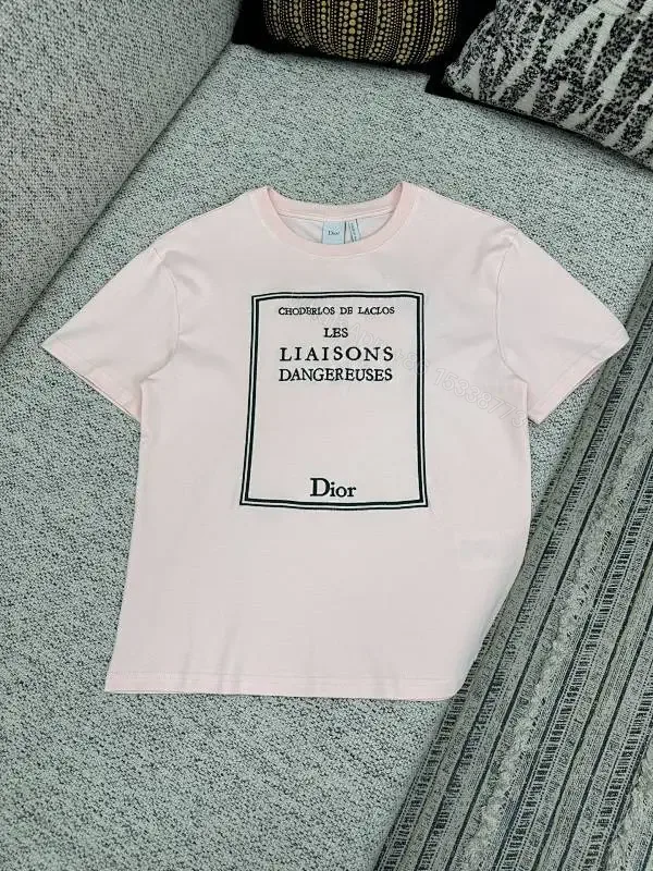 View 1 of Soft Cotton Tee: Minimal Couture Print Tee