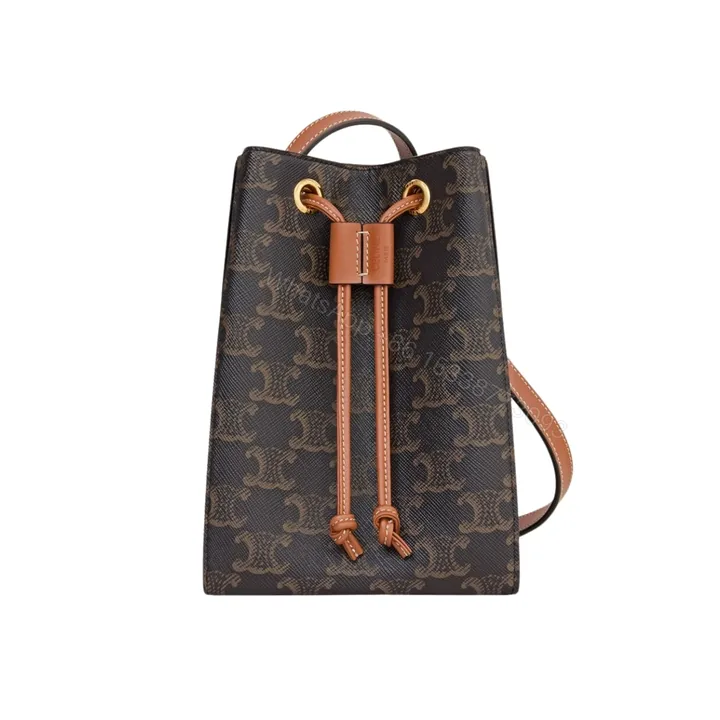 View 1 of CELINE MICRO SAILOR IN TRIOMPHE CANVAS TAN 17CM 10M742GCE 04LU