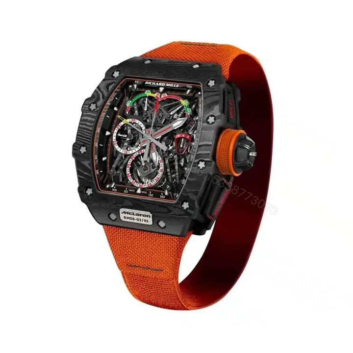 View 1 of Richard Mille Swiss Made Clone RM 50-03 Tourbilon Formula 1 Red