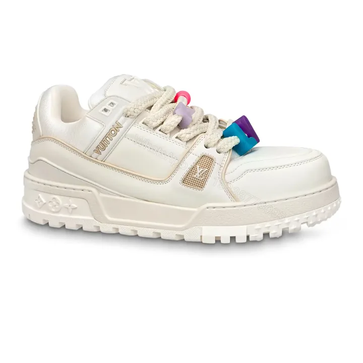 View 1 of LOUIS VUITTON LV TRAINER MAXI SNEAKERS IN WHITE – LSVT335