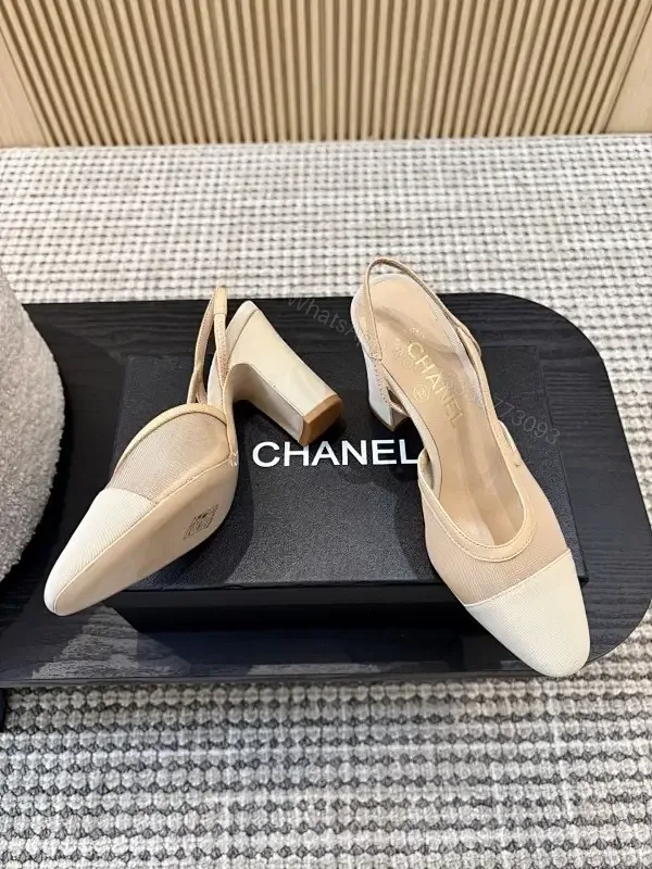 View 1 of Chic Texture Slingback Heels: Comfort Meets Luxe Style