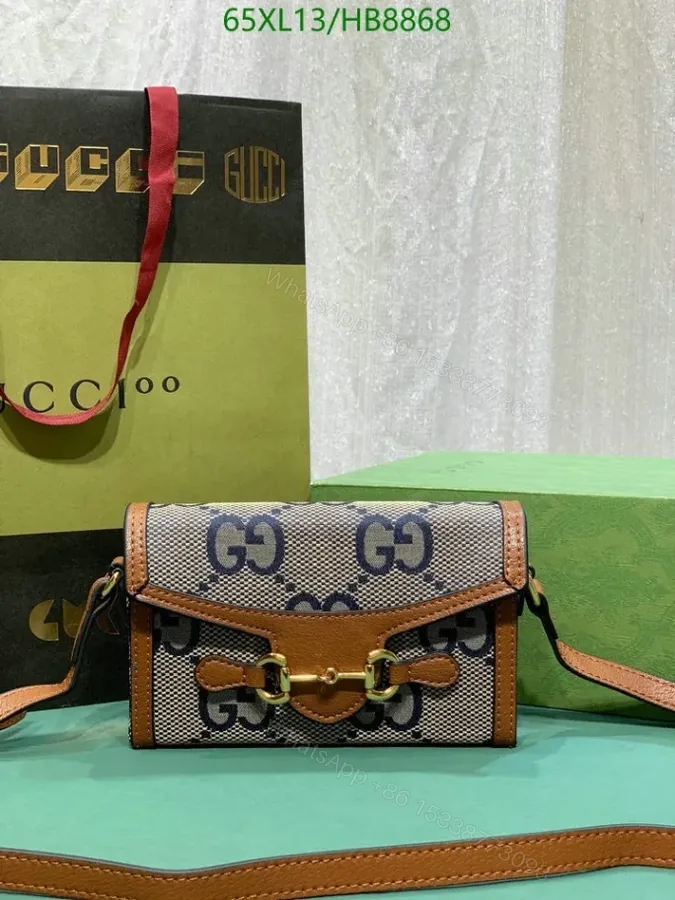 View 1 of Elegant Gucci Knockoff Horsebit 1955 Crossbody Bag HB8868