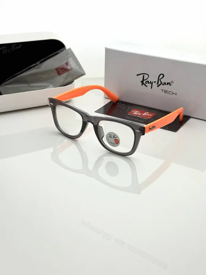 View 1 of First Copy Ray-Ban 2140 Grey Orange Day Night Sunglasses UV Protected Premium Quality