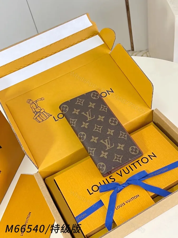 View 1 of Monogram Canvas Bi-Fold Wallet: Refined, Durable, Luxury-Style