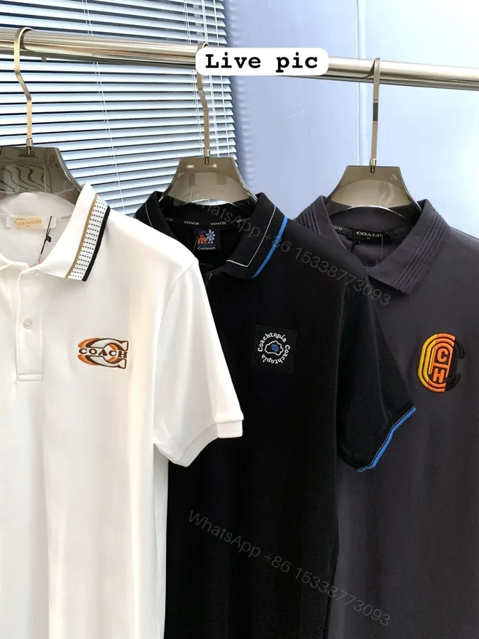 View 1 of First Copy Coach Imported Polo T-Shirt