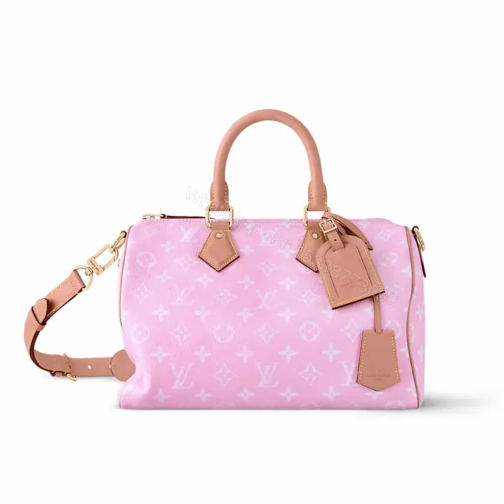 View 1 of Louis Vuitton Speedy P9 Bandoulière Pink 30Cm