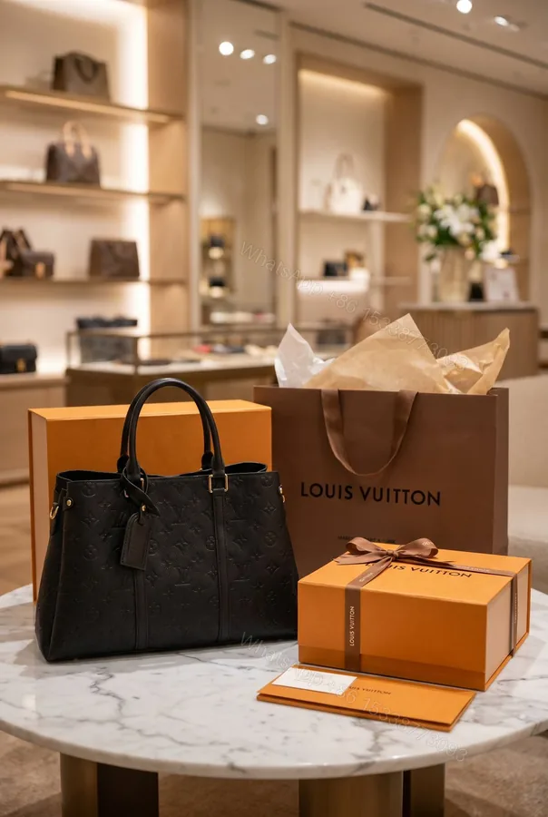 View 1 of Louis Vuitton Soufflot MM Monogram Medium Handbag Black First Copy | AAA+ Replica