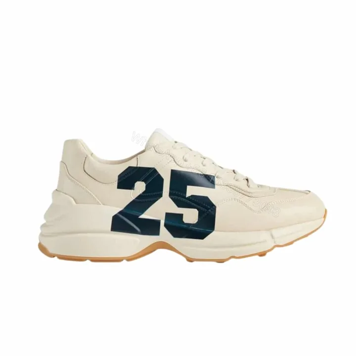 View 1 of Gucci Rhyton Sneaker With ’25’ ‎663339 2SH00 9522