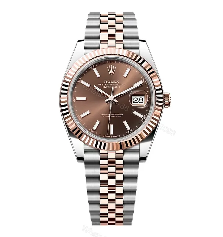View 1 of Rolex Datejust Chocolate Dial 126331 Jubilee 41 mm