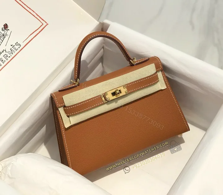 View 1 of Hermes Mini Kelly Epsom 20 gold