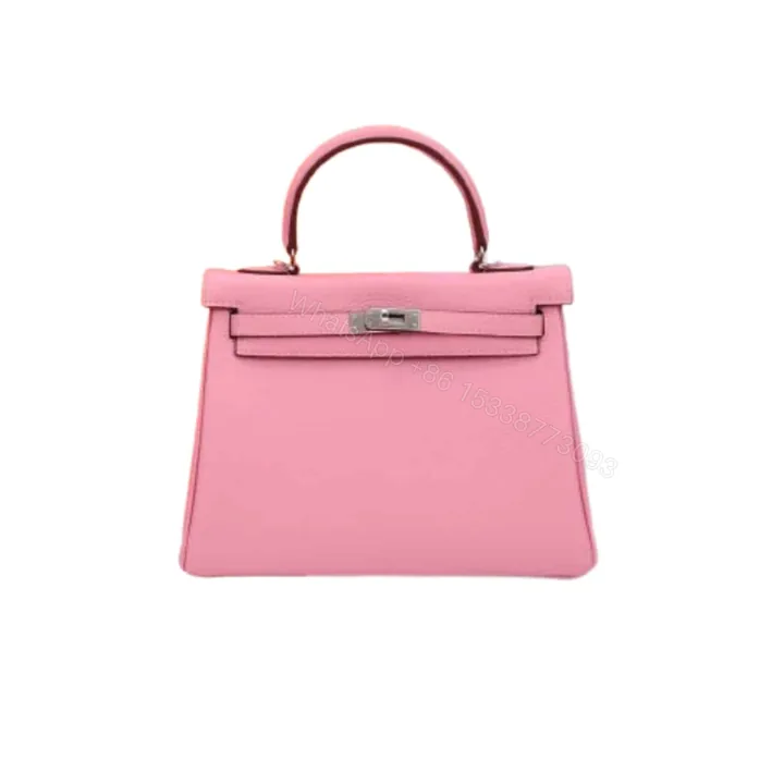 View 1 of HERMÈS KELLY 28 SELLIER HANDBAG IN ROSE CONFETTI EPSOM WITH PALLADIUM HARDWARE 28CM