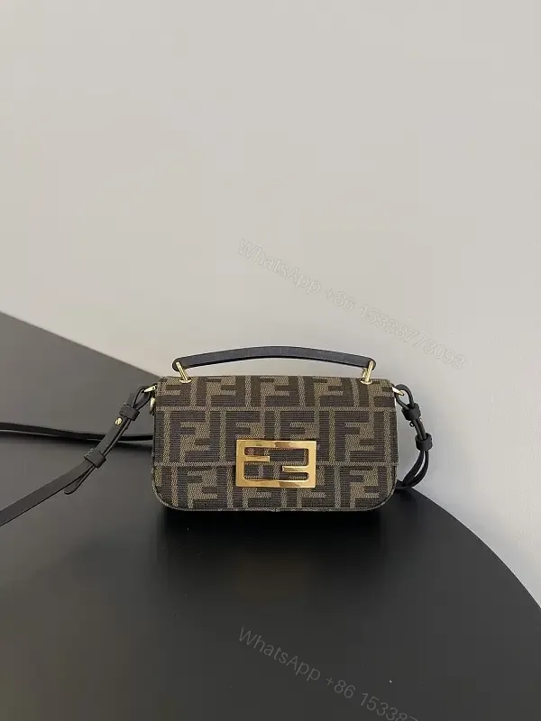 View 1 of Chic Monogram Crossbody Bag: Modern Texture, Compact Luxury