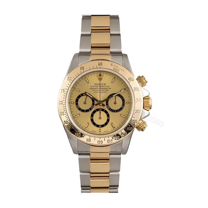 View 1 of Rolex Daytona Cosmograph Yellow Gold Champagne Dial 16523 Replica