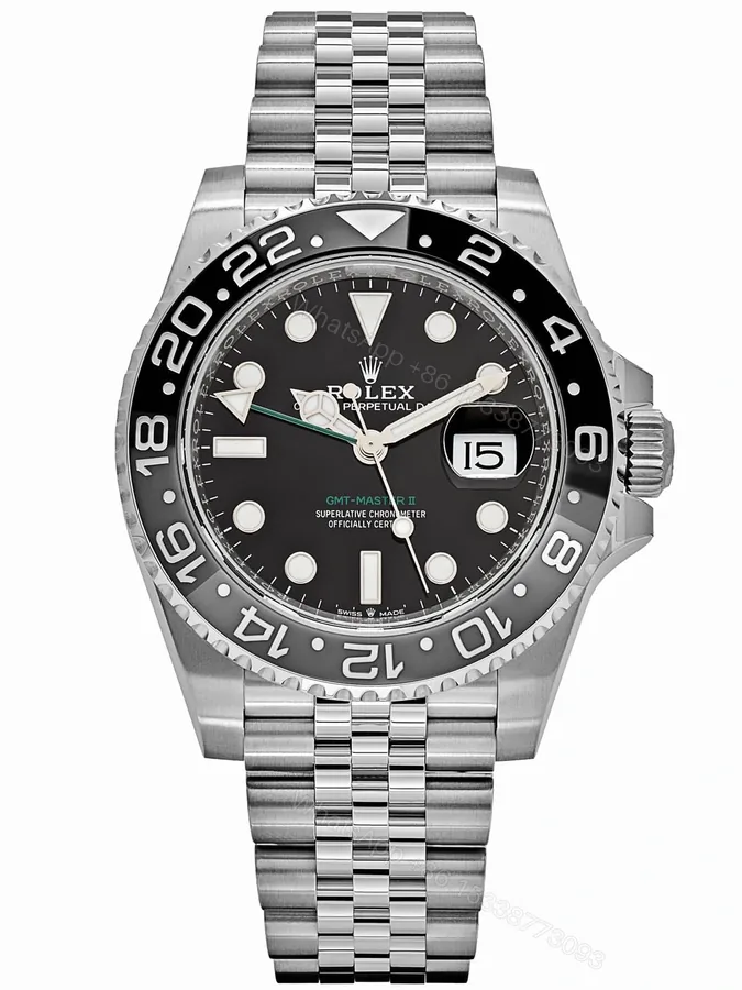 View 1 of Superclone Rolex GMT-Master II 126710GRNR “Bruce Wayne” Jubilee 2024