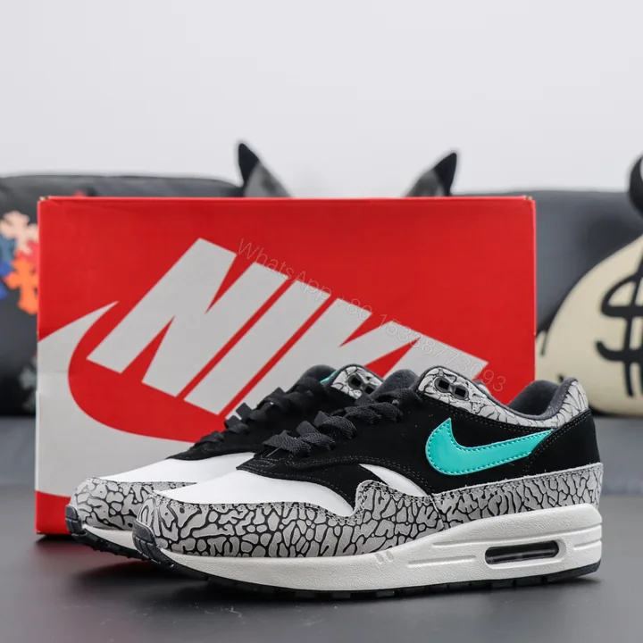 View 1 of Atmos x Air Max 1 Retro “Elephant” Reps