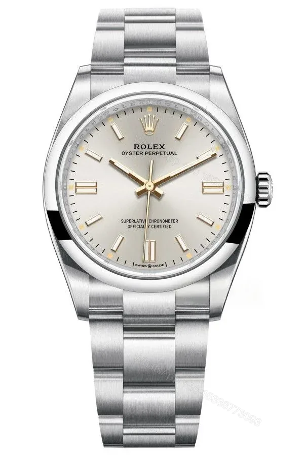 View 1 of Rolex Super Clone Oyster Perpetual M126000-0001 Silver Dial 36MM 3230 Movement