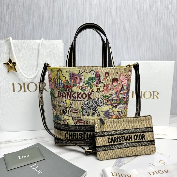 View 1 of Artful Bangkok Tote: Textured Jacquard with Signature Detailing