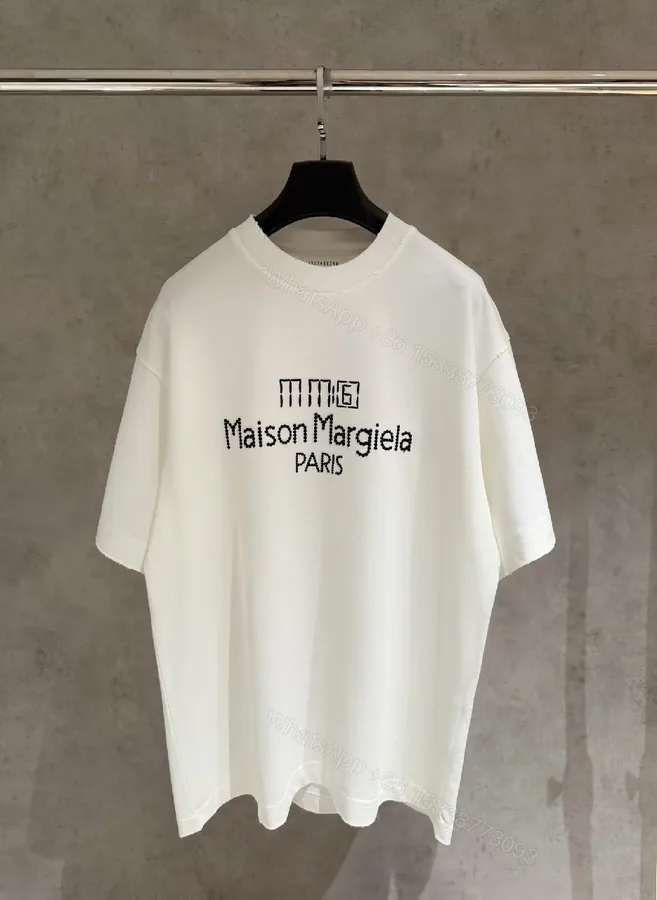 View 1 of Relaxed White Tee + Cotton Jersey + Minimalist + Embroidered Logo + T-Shirt