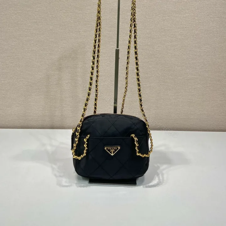 View 1 of 高仿Prada中古單肩包1BD632黑色免檢版