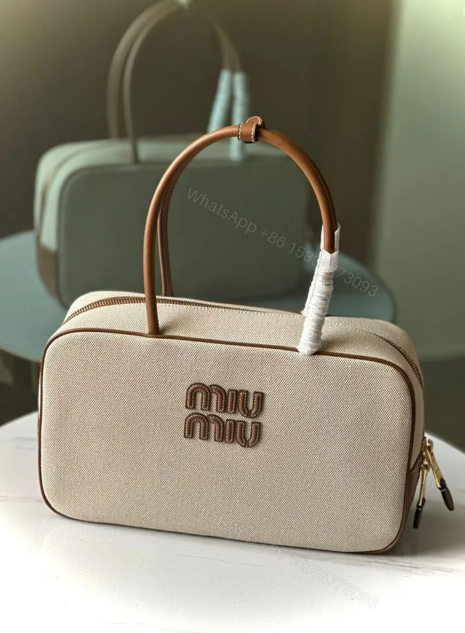 View 1 of Miu Miu canvas handbag