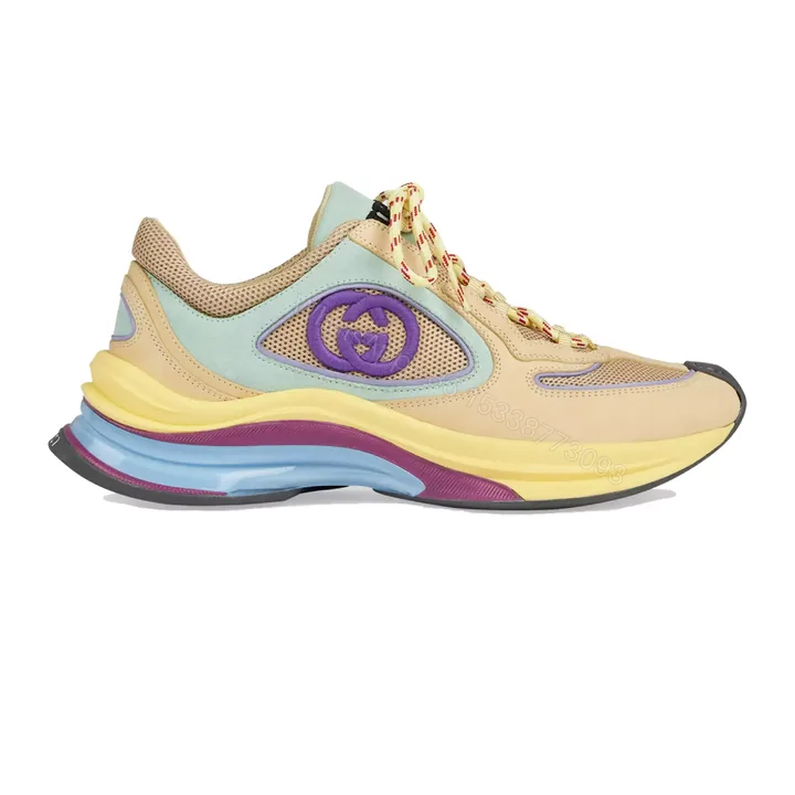 View 1 of GUCCI RUN TRAINER SNEAKERS IN YELLOW – GC166