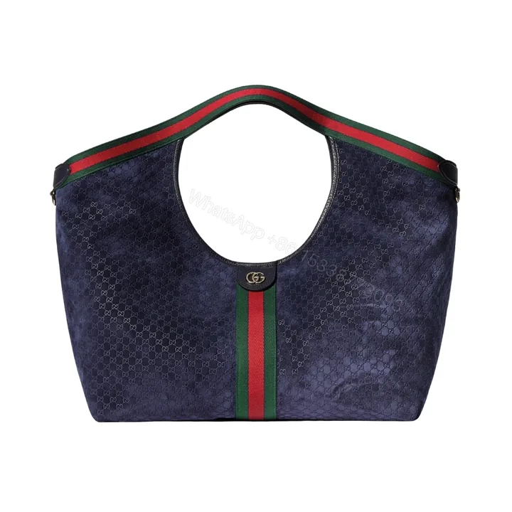 View 1 of Gucci Giglio Large Tote Bag Dark Blue 60Cm 853971 Caabv 4541