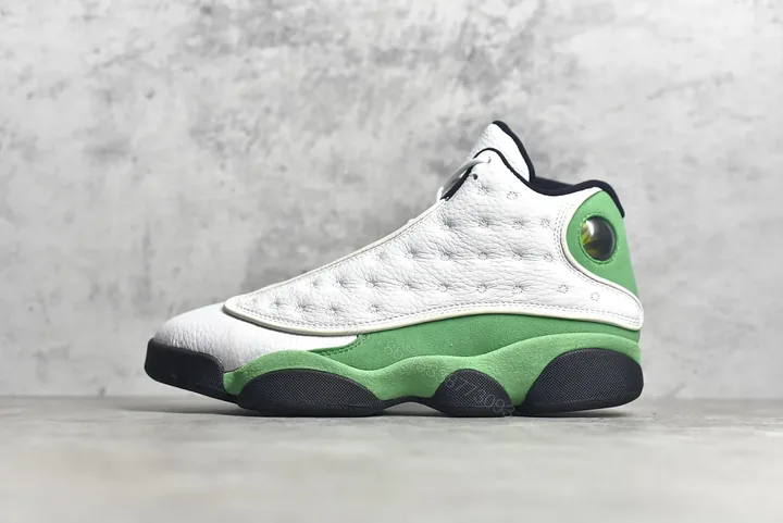 View 1 of AIR JORDAN 13 RETRO Lucky Green Reps