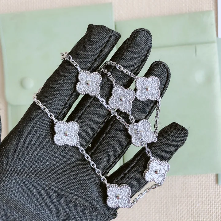 View 1 of Van Cleef & Arpels Vintage Alhambra Necklace Full Diamonds