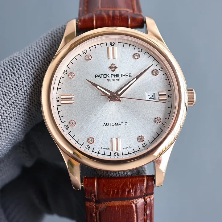 View 1 of Patek PhilippeAutomatic Mechanical Watch – 40mm Classic Edition LUX-AUTO-40MM-8215-2025