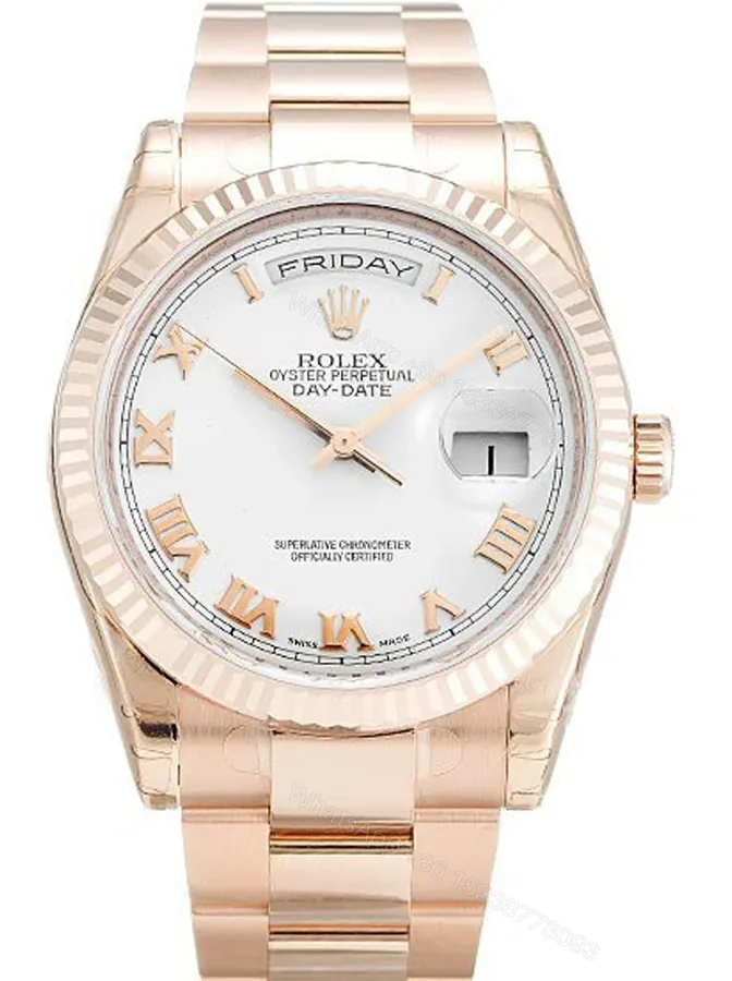 View 1 of Replica Rolex Day-Date White Dial 118235 F 36 mm