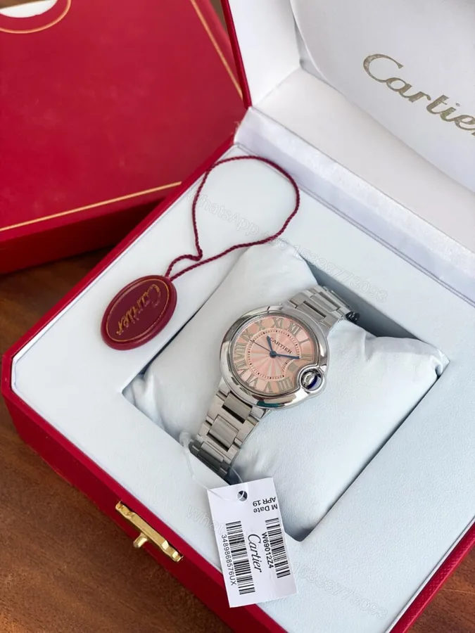 View 1 of Cartier Ballon Bleu 33MM Silver Dial Quartz