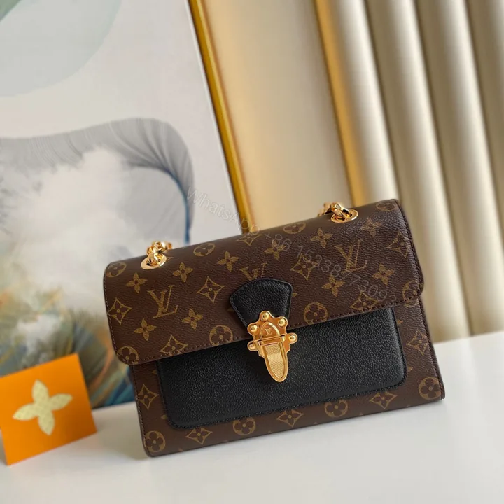 View 1 of Louis Vuitton LV Victoire Monogram Pattern Handbags 27x20x10cm