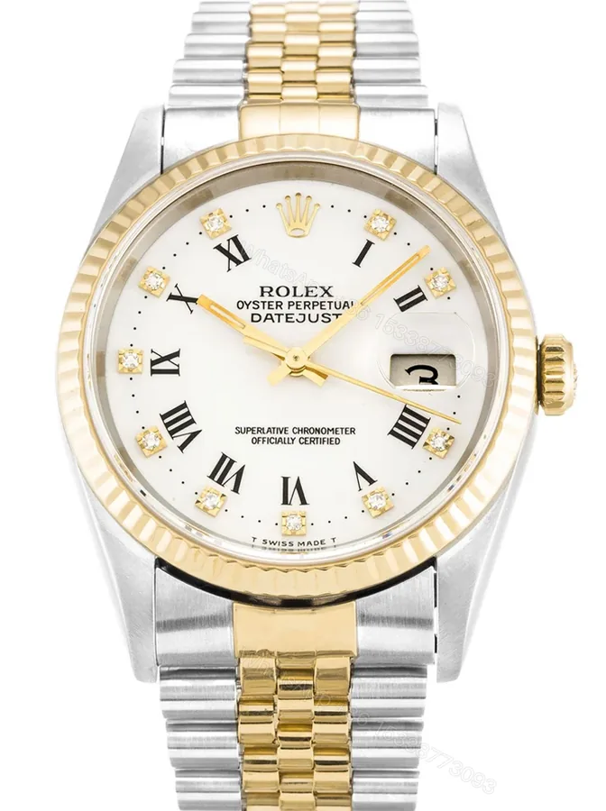 View 1 of Replica Rolex Datejust White Dial 16233 36 mm