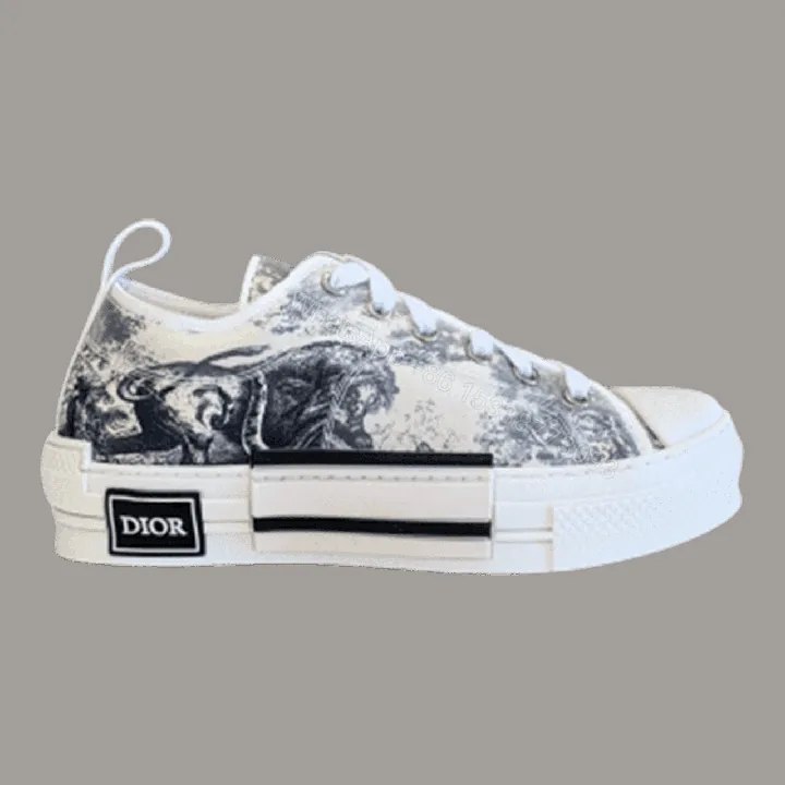 View 1 of DIOR B23 LOW TOP SNEAKER CD 77