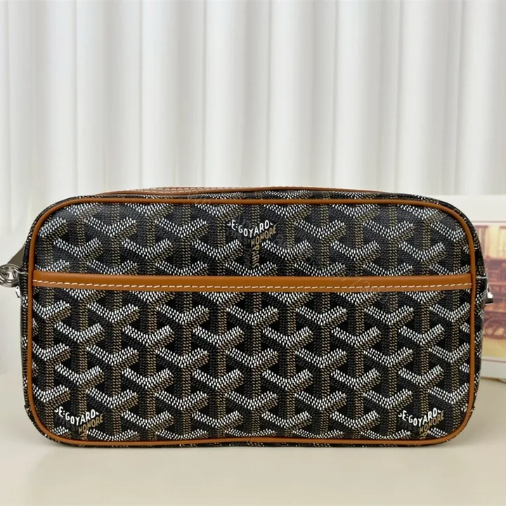 View 1 of 高仿Goyard*CAPVEP4相機郵差包棕色小號免檢版