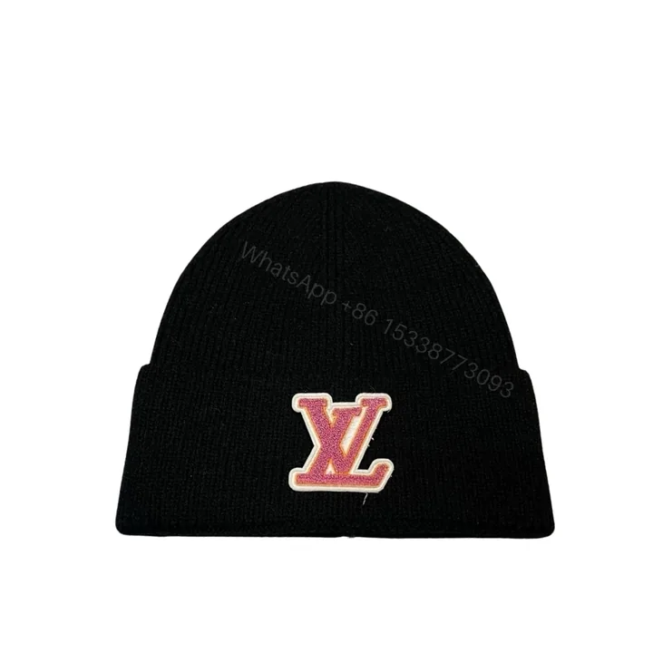 View 1 of Louis Vuitton Only Lv Beanie Black