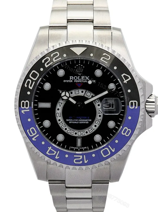 View 1 of Replica Rolex GMT-Master Black Dial 16720-2